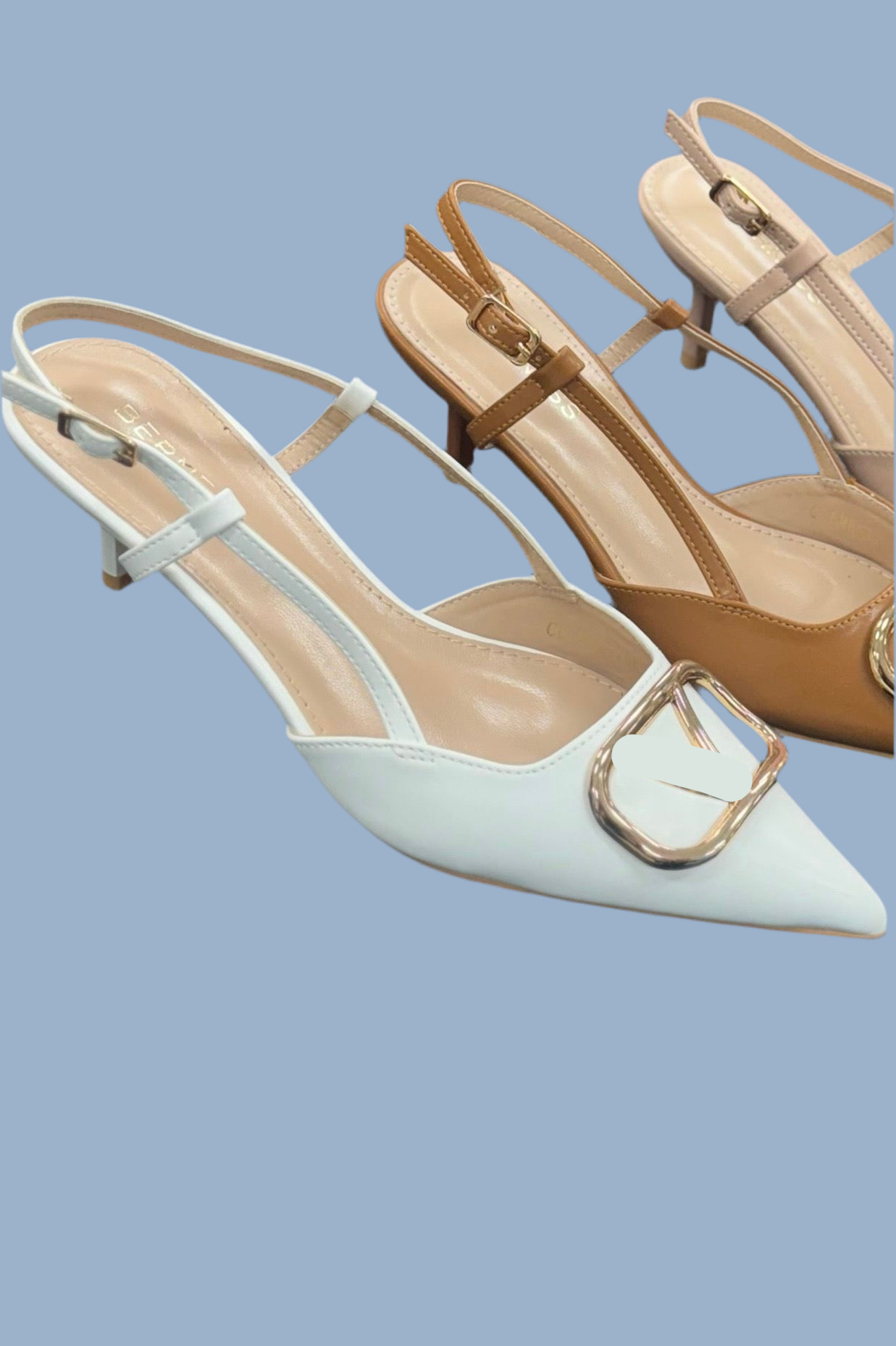 VALENTINA SOLID AND GOLD SHOES