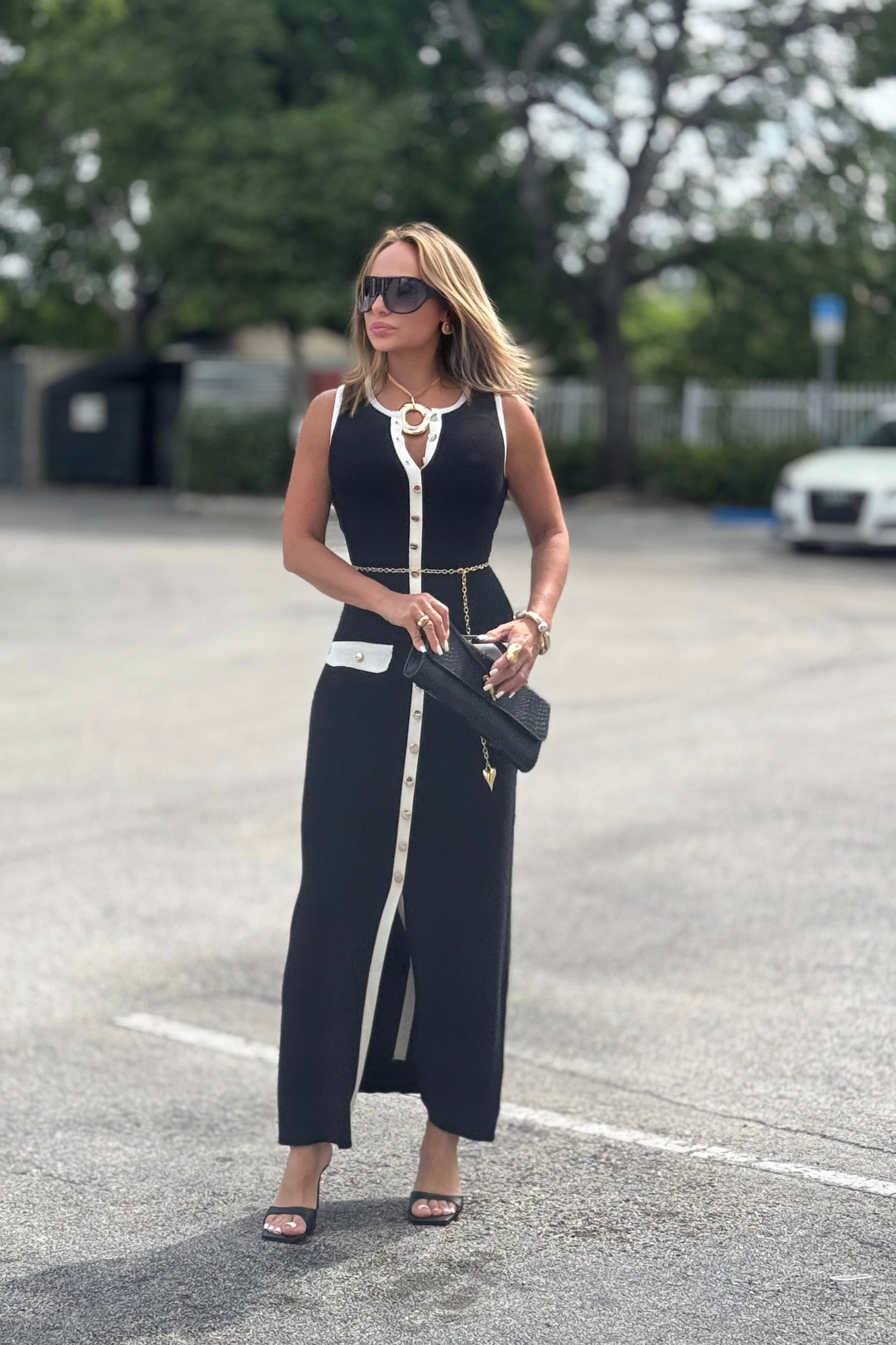 LONG MAXI KNIT DRESS
