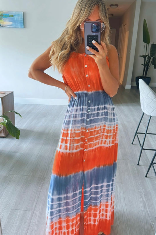 TWO TONES DRESS