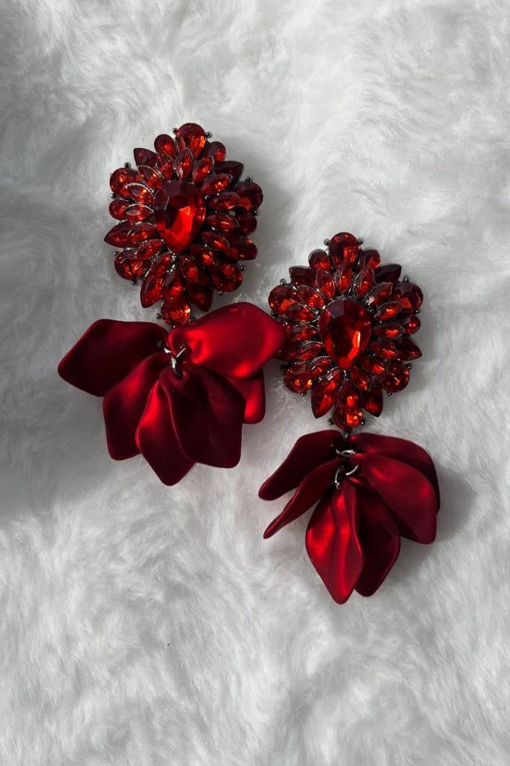 ALL RED EARRINGS