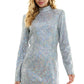 SILVER SHINNY DRESS