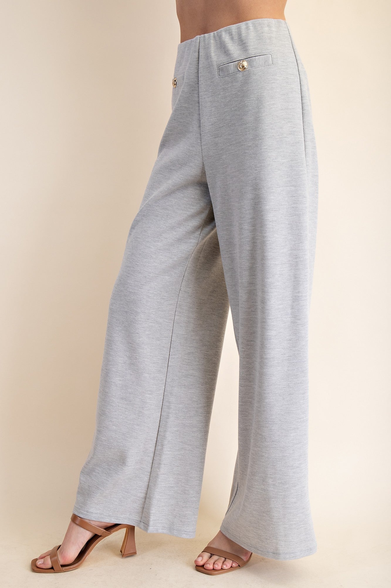 GREY STRAIGHT LEG PANT