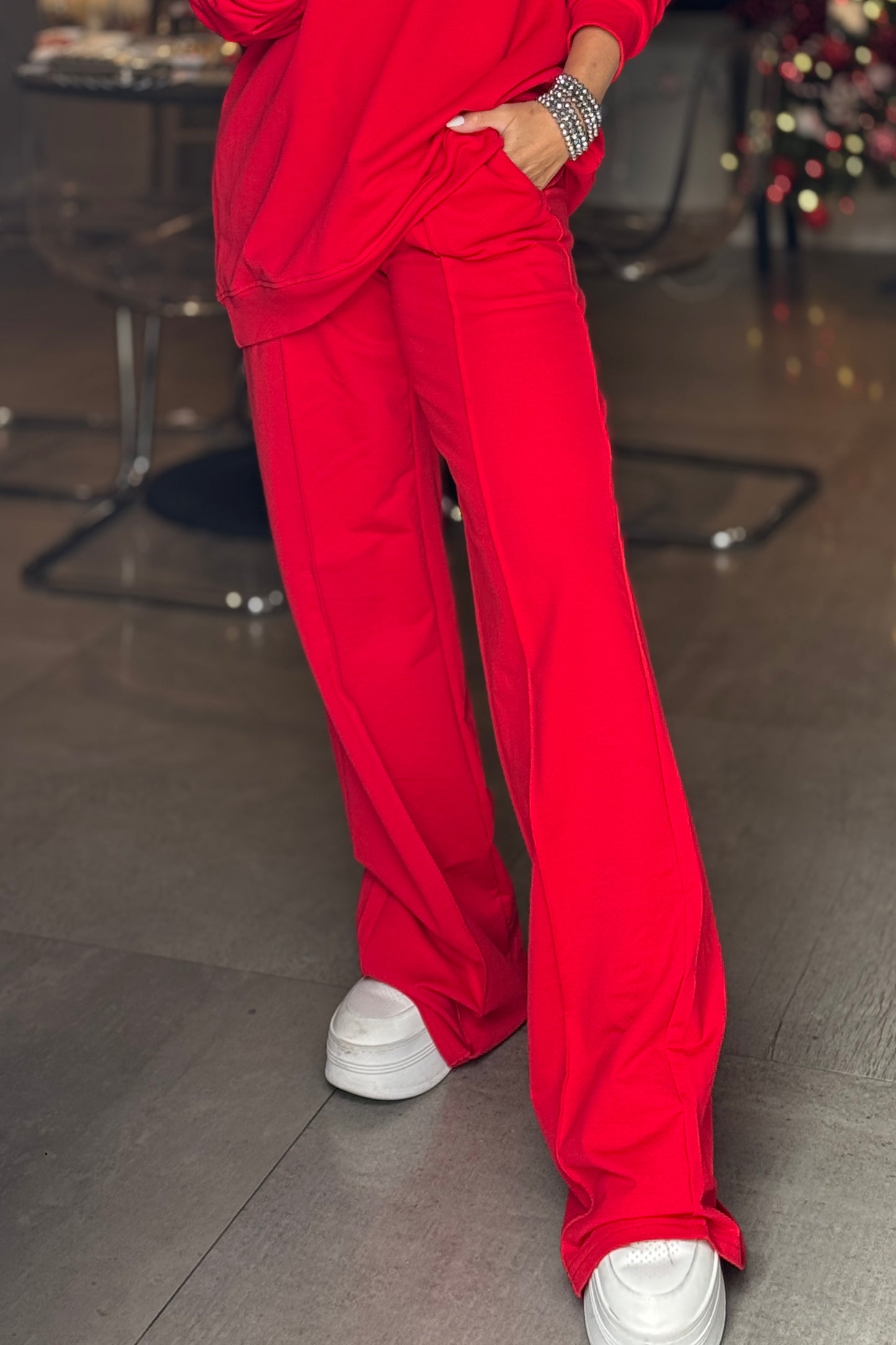 RED TATIANNA PANT