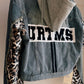 LEOPARD DENIM JACKET