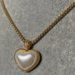 PEARL IN HEART NECKLACE