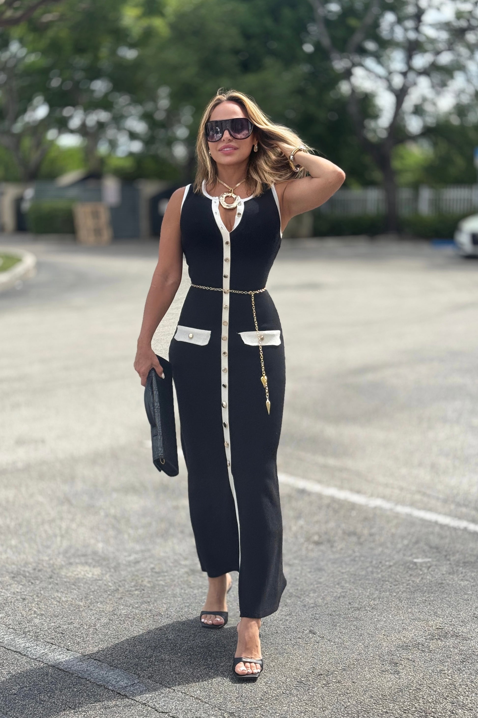 LONG MAXI KNIT DRESS