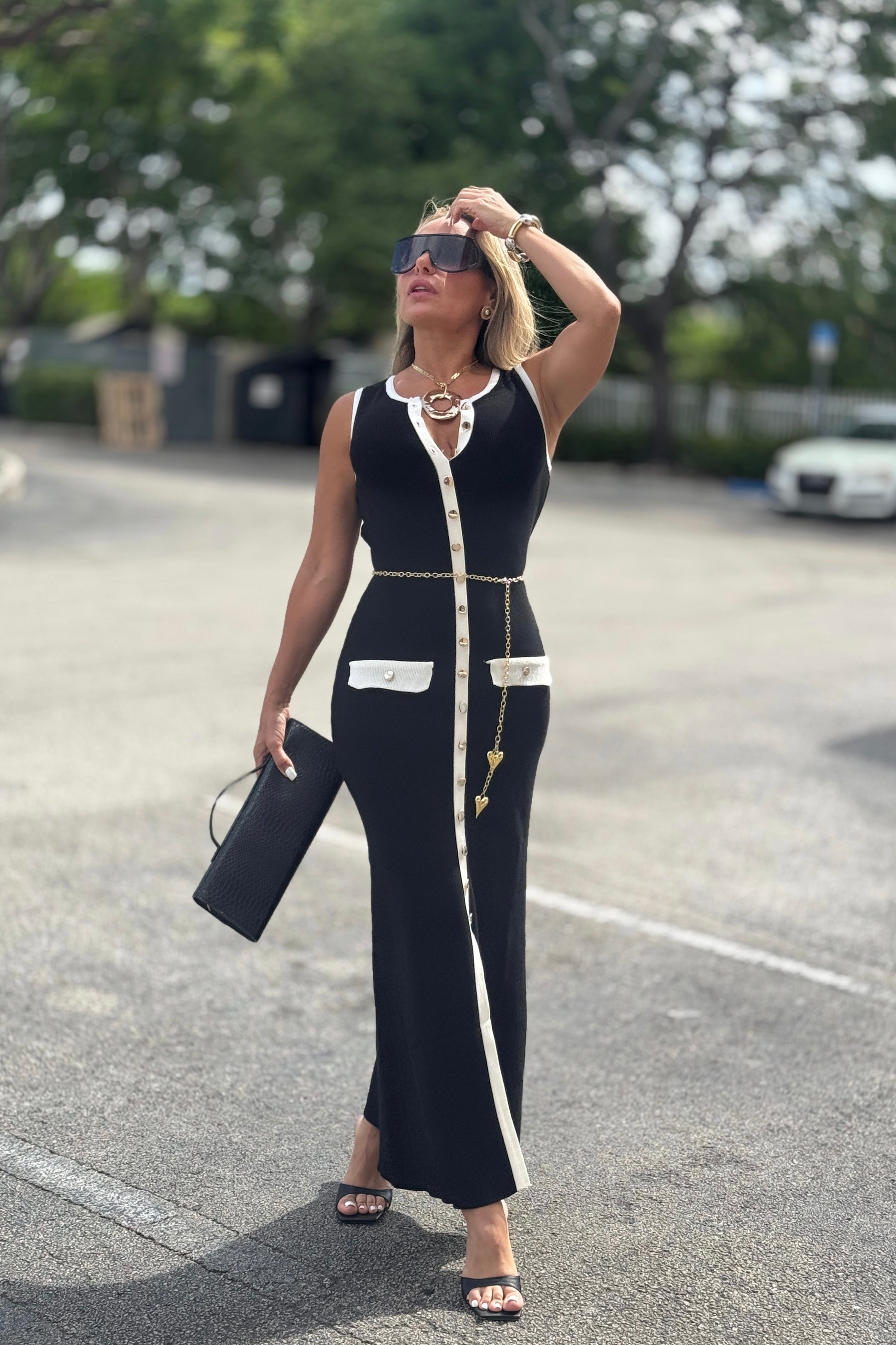 LONG MAXI KNIT DRESS