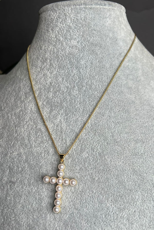 PERLS CRUZ NECKLACE