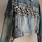 LEOPARD DENIM JACKET