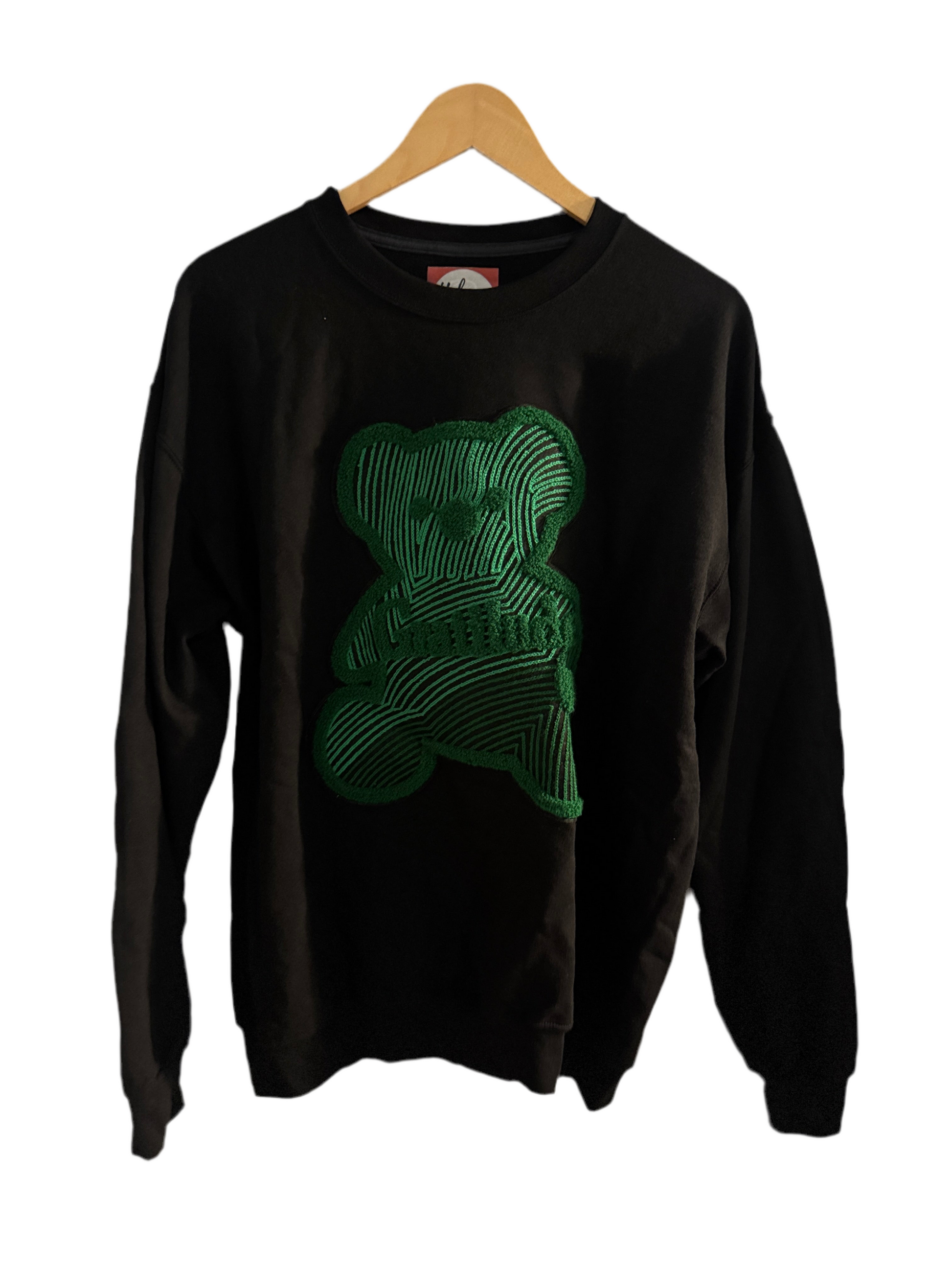 GREEN TEDDY SWEATER