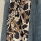 LEOPARDO & DENIM PANT