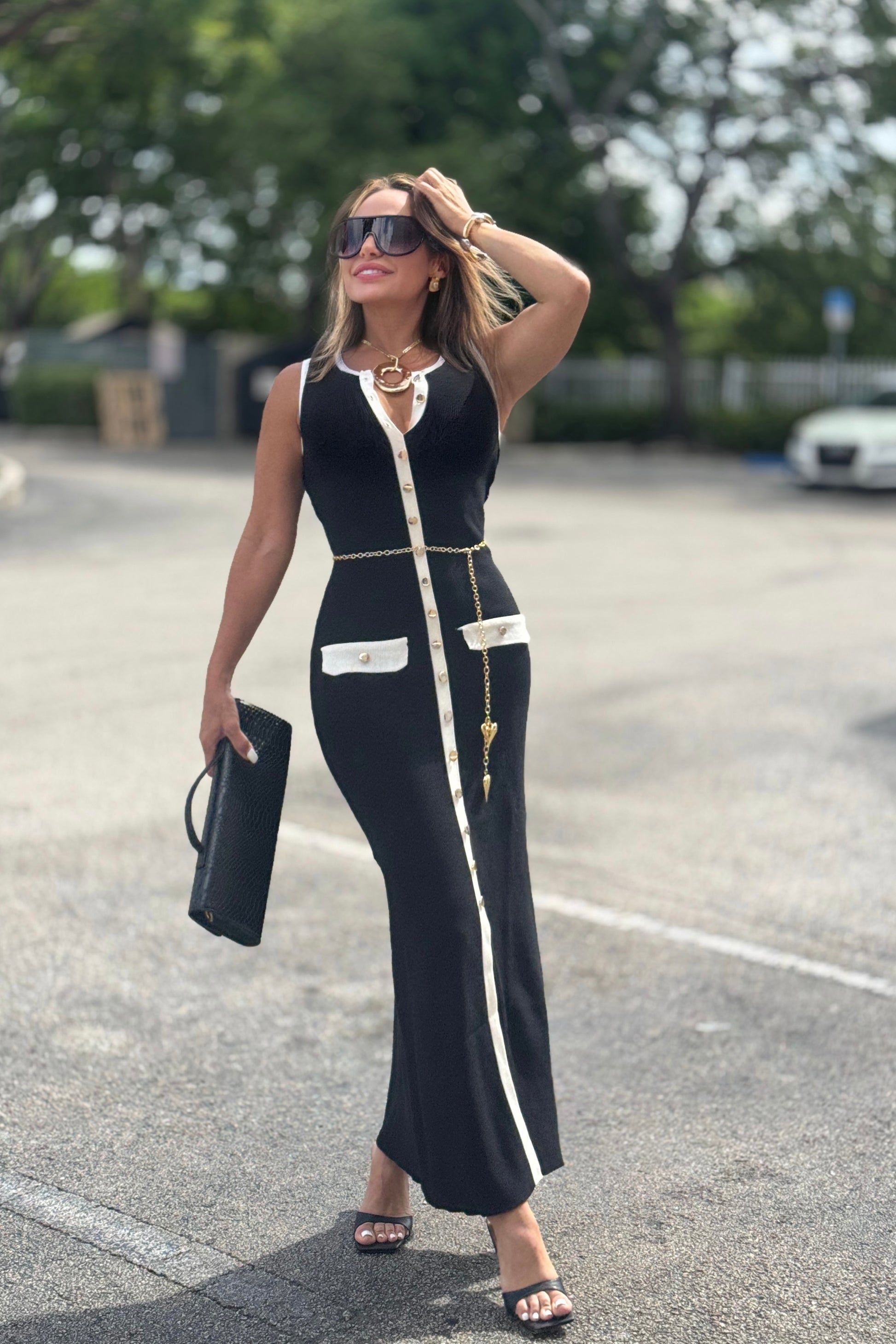 LONG MAXI KNIT DRESS