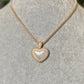 PEARL IN HEART NECKLACE