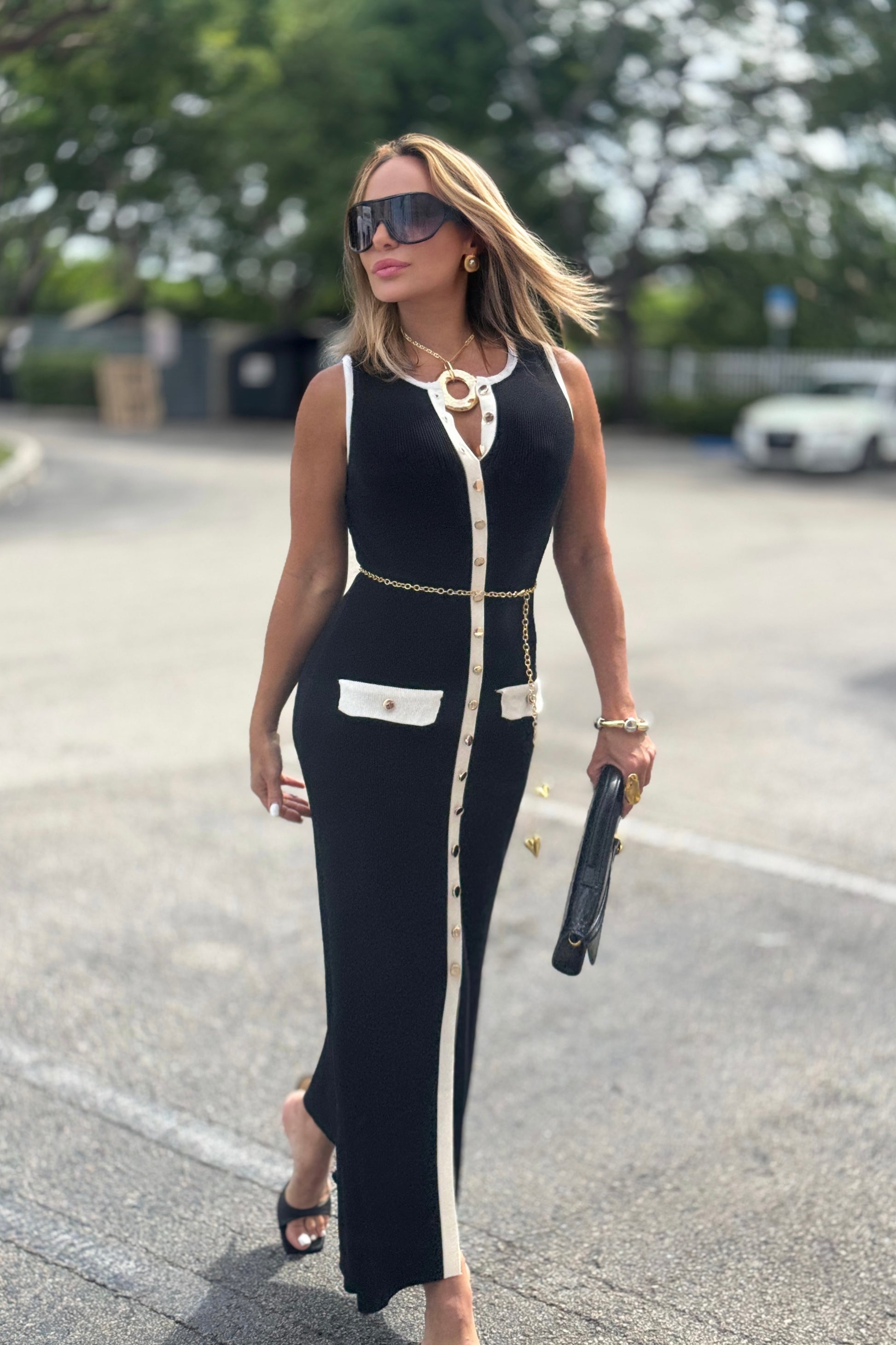 LONG MAXI KNIT DRESS