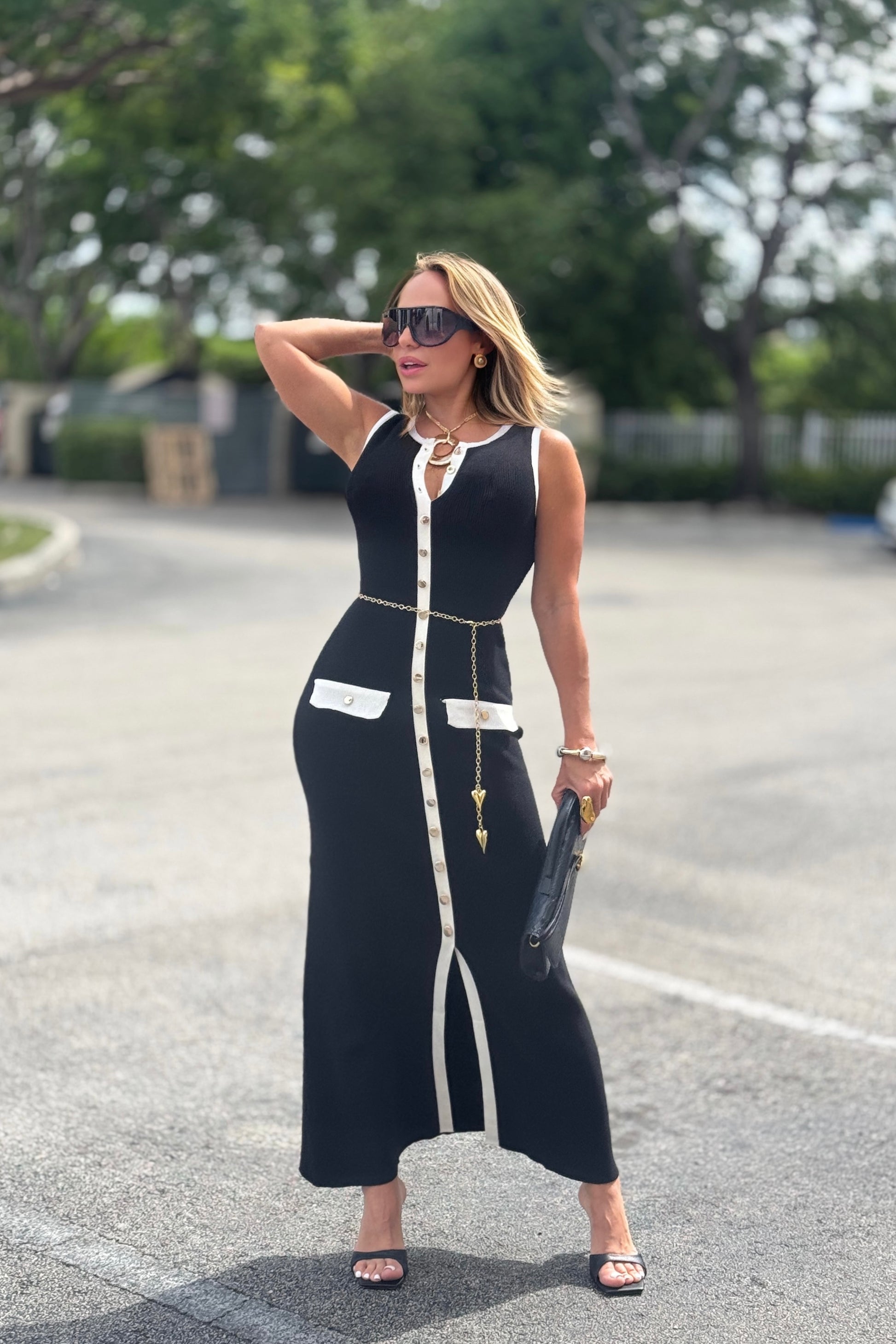 LONG MAXI KNIT DRESS