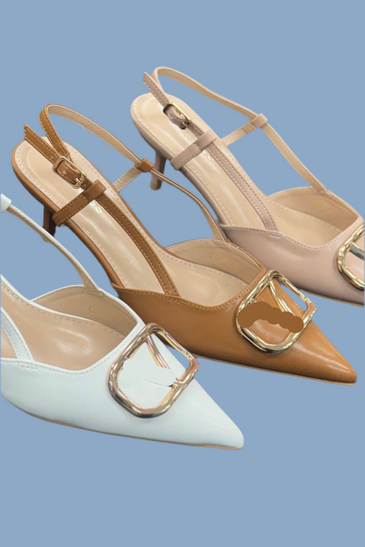 VALENTINA SOLID AND GOLD SHOES