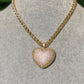 SHINNY HEART 3D NECKLACE