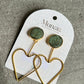 GOLD HEART EARRINGS