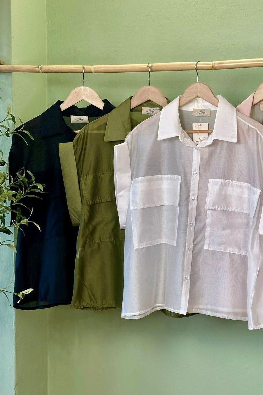 COLOR TRANSPARENT SHIRT