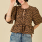 ANIMAL PRINT BLOUSE